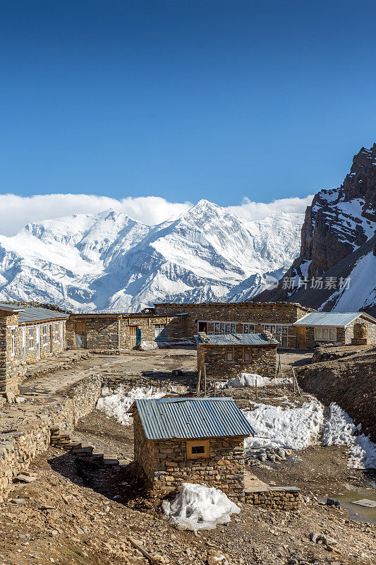 尼泊尔Annapurna Circuit Trek Thorong High Camp